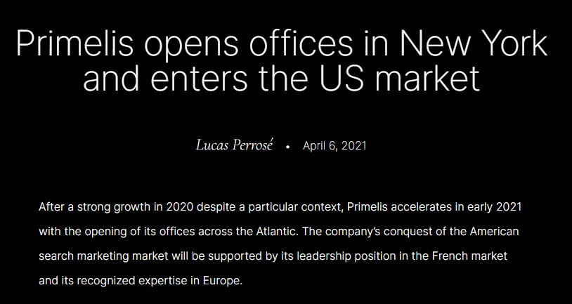 web agency seo primelis